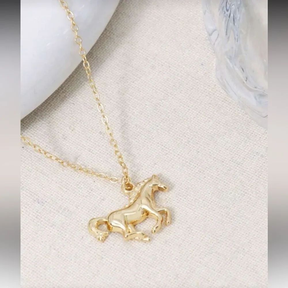 Horse Pendant Necklace #1993 - Picture 2 of 5